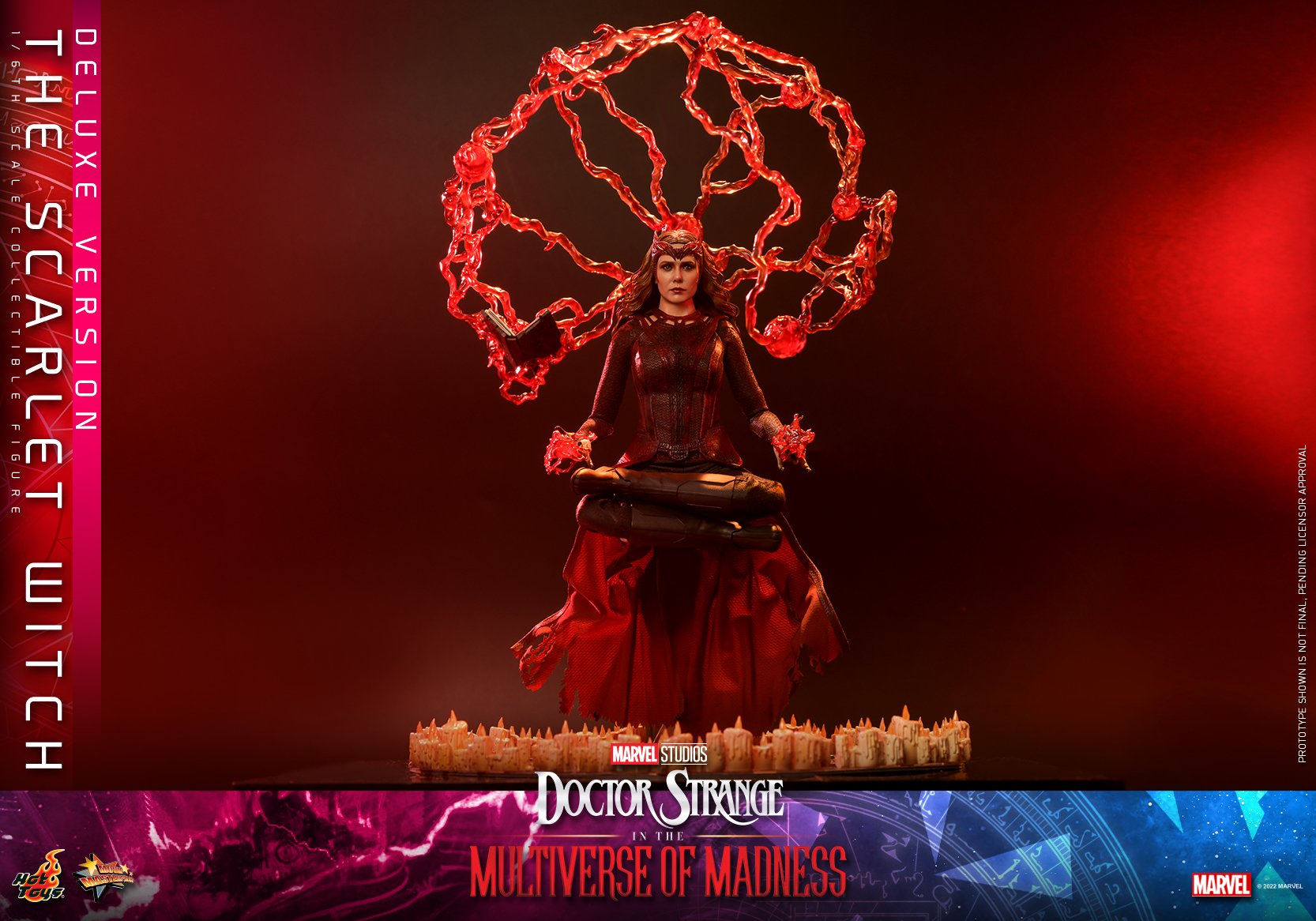 Hot Toys MMS653 1/6 Doctor Strange in the Multiverse of Madness - The Scarlet Witch (Deluxe Version)