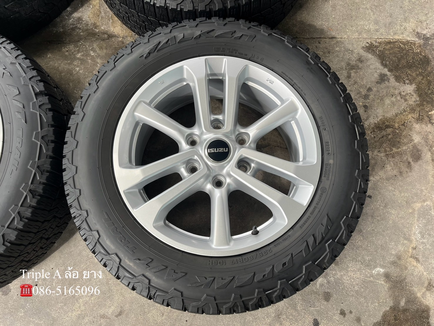 ✨ล้อแม็กป้ายแดง✨ISUZU D-Max ขอบ 17 พร้อมยาง 235-60-17 FALKEN🌟ปี 23🌟สวยกริ๊บ💖
