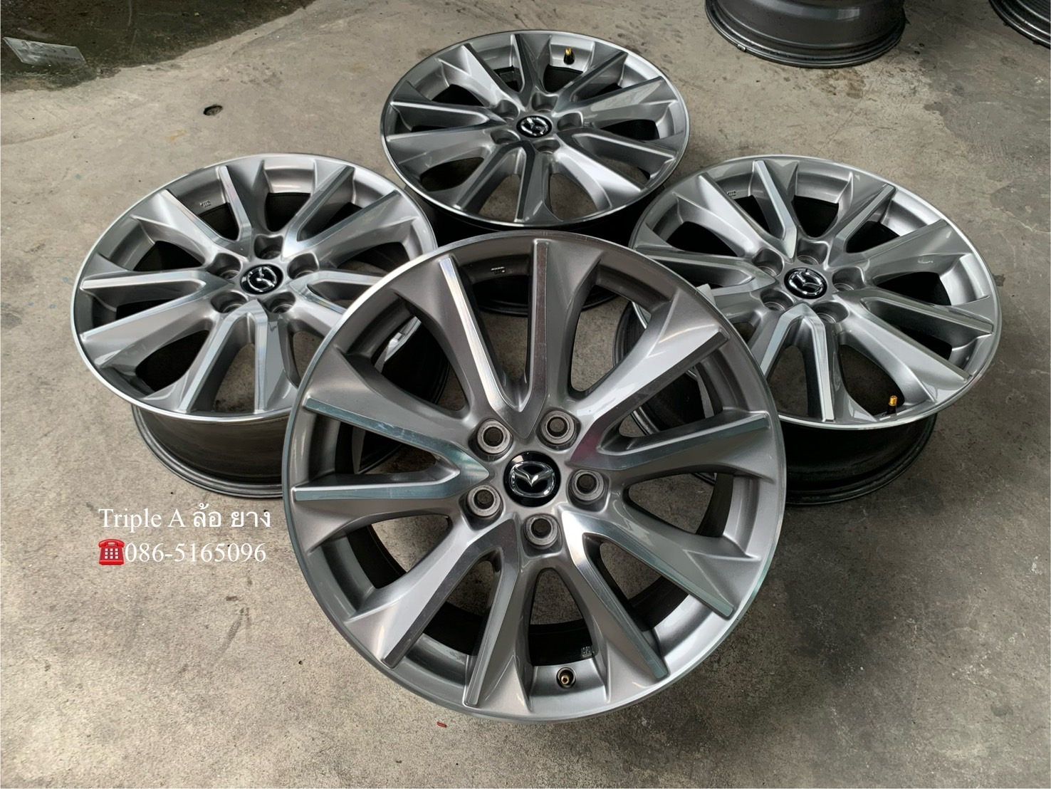 ✨ล้อแม็ก 5รู114✨Mazda CX3 ขอบ 18💖สภาพสวย💖