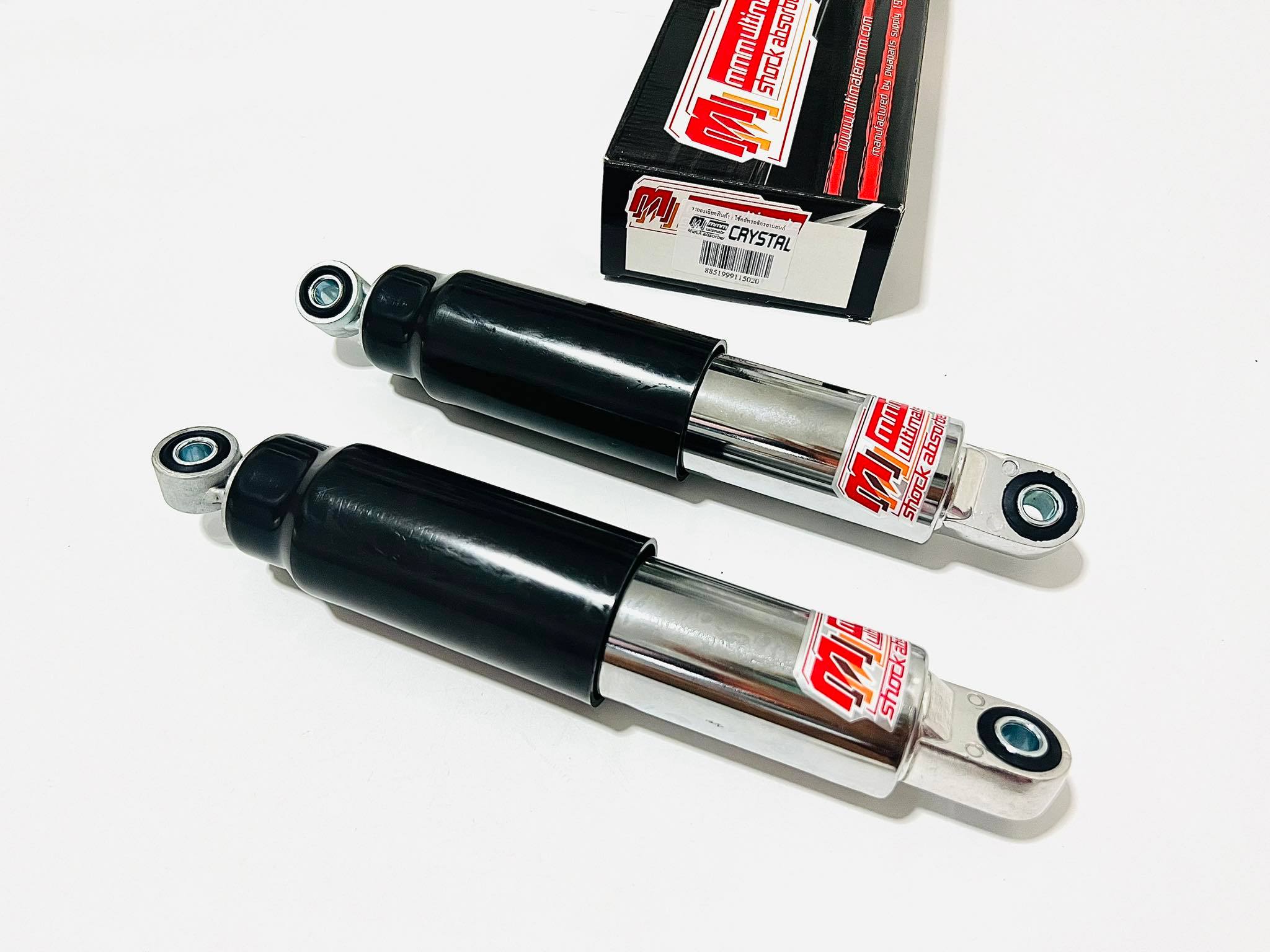 โช๊คหลังRC110 คริสตัล แบบเดิมปลอกดำ