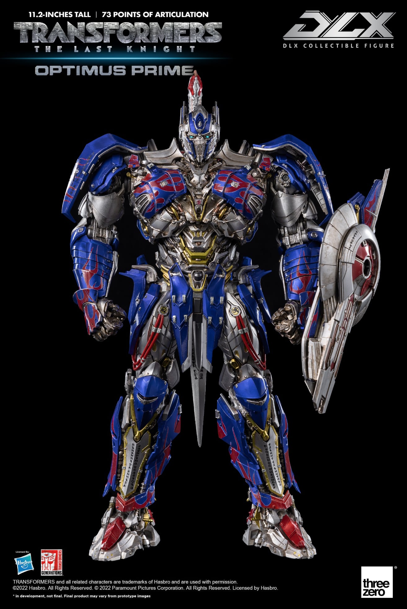 Threezero 3Z04570W0 DLX Transformers: The Last Knight - Optimus Prime