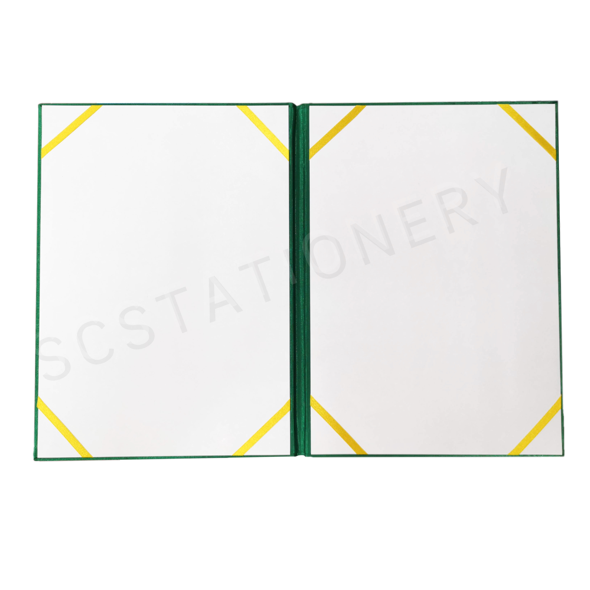 แฟ้มกล่าวรายงาน ผ้าไหม ขนาด A4 ปกเรียบ