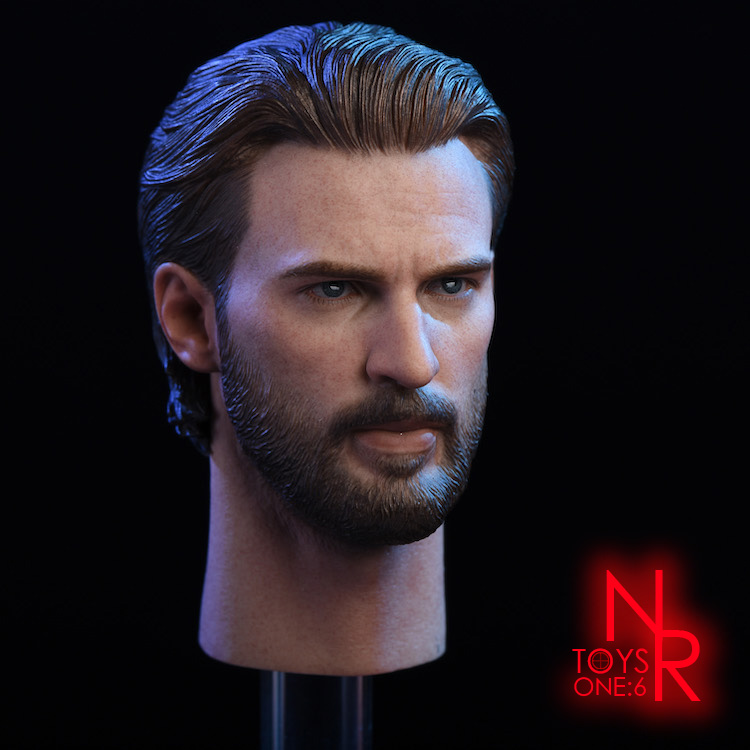 NRTOYS NR08 Captain 6.0 Headsculpt (Beard Version)
