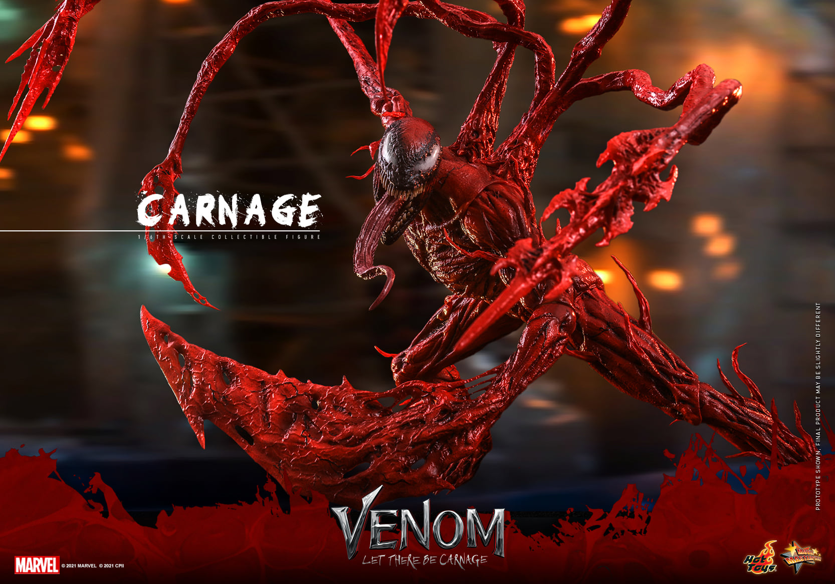 Hot Toys MMS620 1/6 Venom: Let There Be Carnage - Carnage (Deluxe Version)