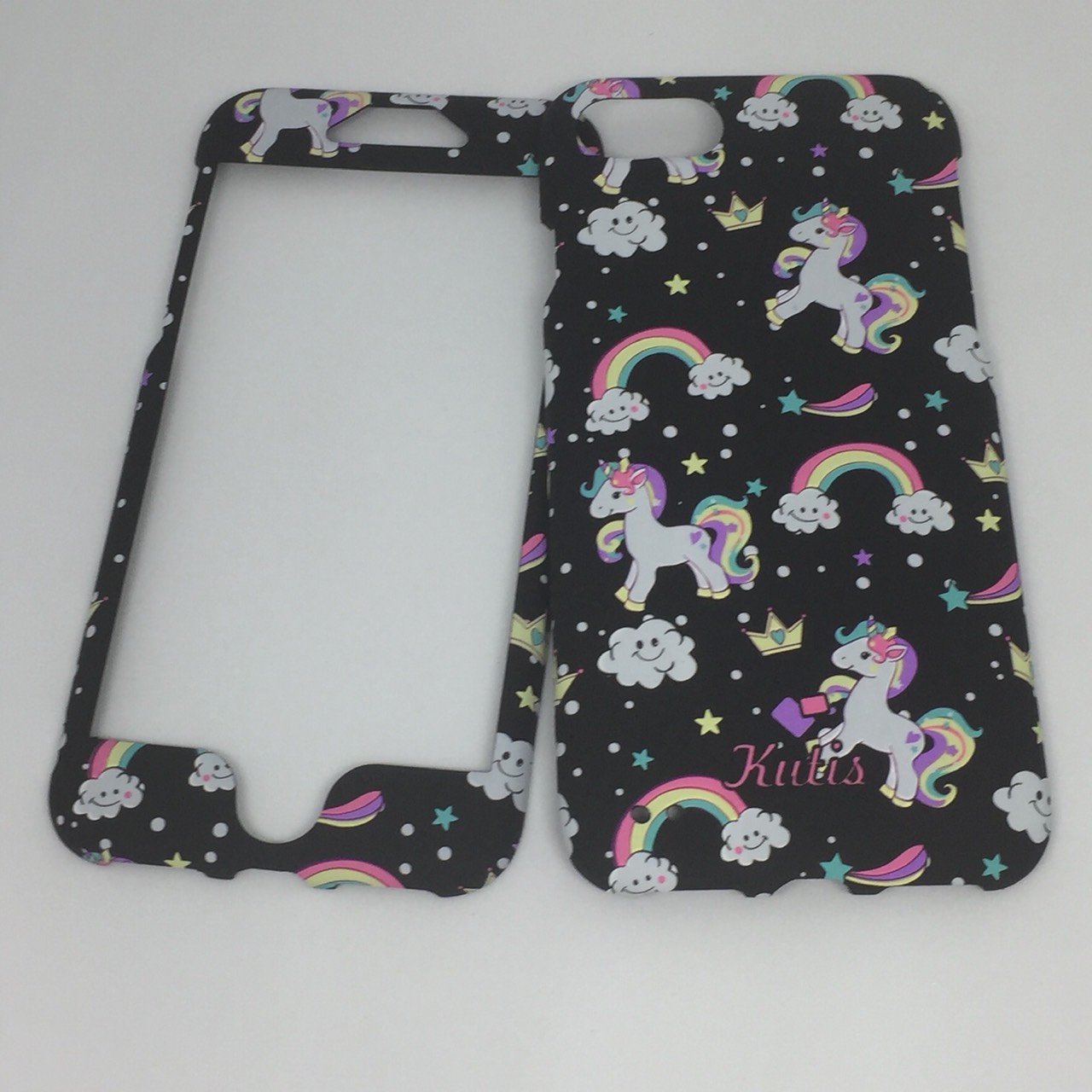 เคสคูทิส (Kutis) ไอโฟน7,8 (ลายม้าโพนี่สีดำ)มาใหม่