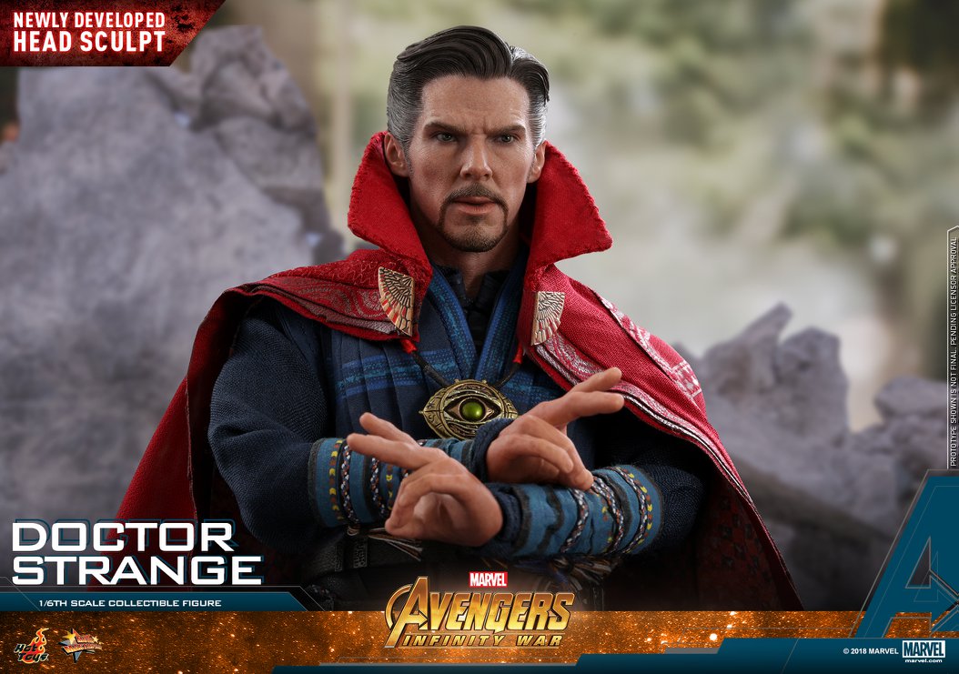 Hot Toys MMS484 AVENGERS INFINITY WAR - DOCTOR STRANGE + DJ-CUSTOM AS001 1/6 THE IMAGES OF IKKON