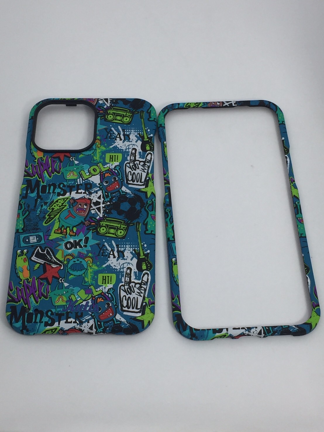 เคสคูทิส(Kutis)เคสไอโฟน13PROmax(ลายMonster)มาใหม่ เคสประกบหน้า-หลัง เคสเรืองแสง เคสลายวินเทจ ร้านSuperhero Klongthom