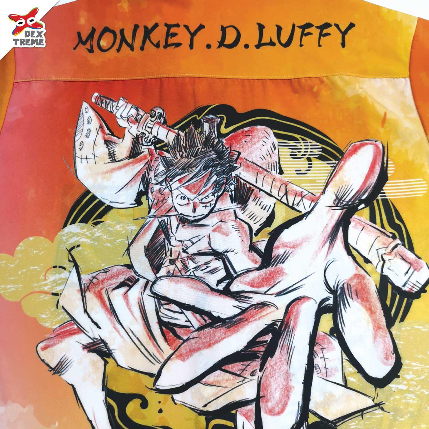 เสื้อฮาวายวันพีซ Hawaii shirt One Piece Luffy ลาย ลูฟี่วาโนะ