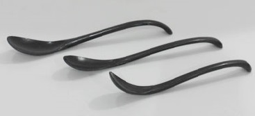 ช้อนเขาสีดำ (3 ชิ้น/แพ็ค)