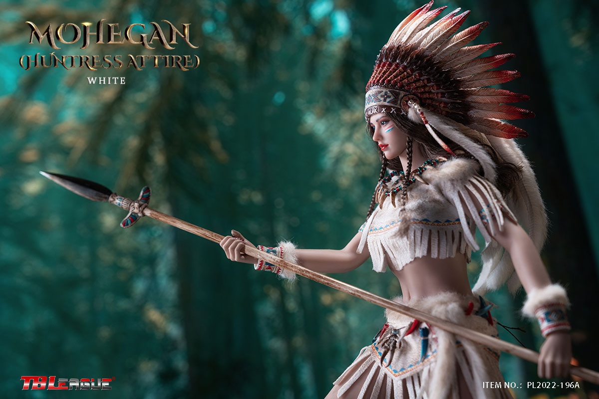 TBLeague PL2022-196A 1/6 Mohegan Huntress Attire White