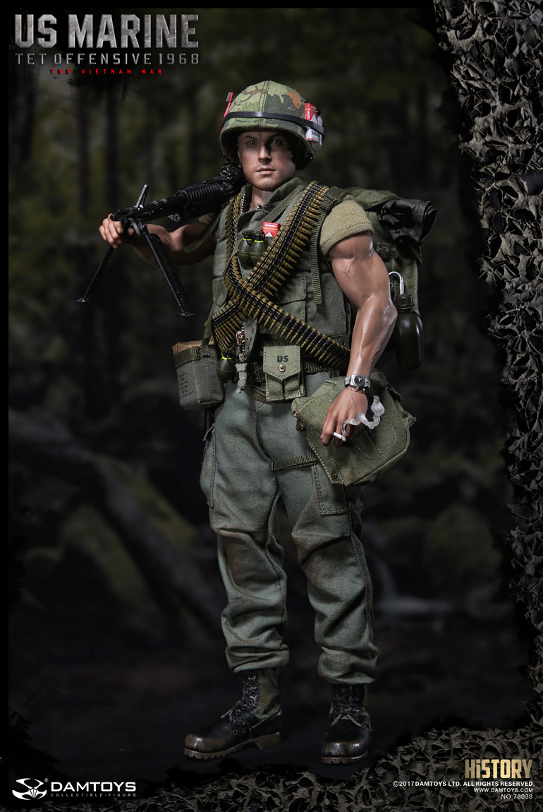 DAMTOYS 78038 HISTORY SERIES 16 U.S.MARINE (TET OFFENSIVE,1968) - VIETNAM WAR