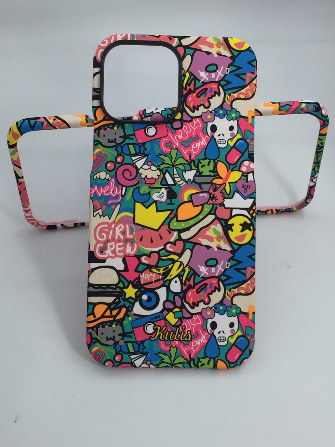 เคสคูทิส(Kutis)เคสไอโฟน13PROmax(ลายStreet)มาใหม่ เคสประกบหน้า-หลัง เคสเรืองแสง เคสลายวินเทจ ร้านSuperhero Klongthom