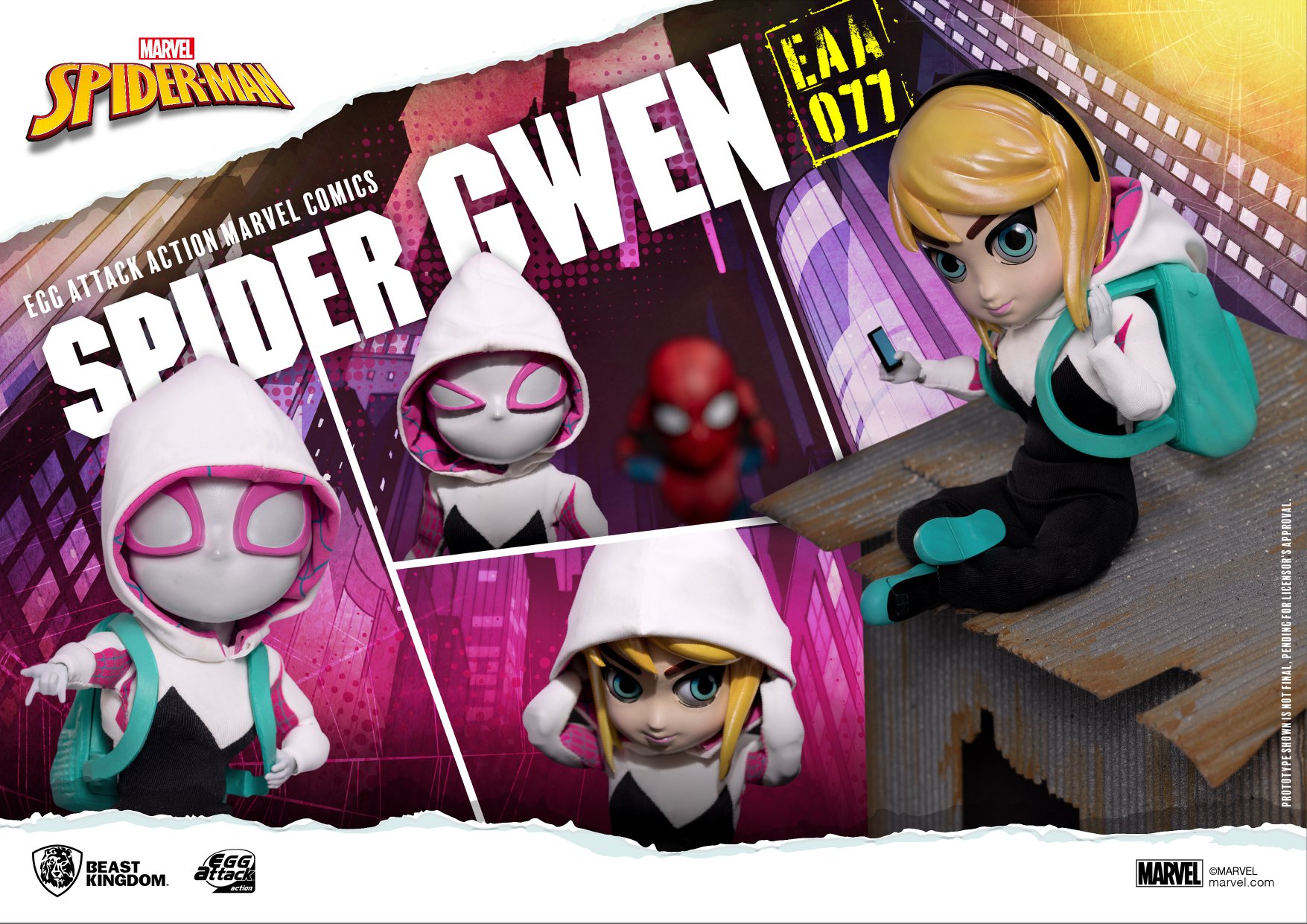 Beast Kingdom EAA077 Marvel Comic: Spider-Man - Spider Gwen