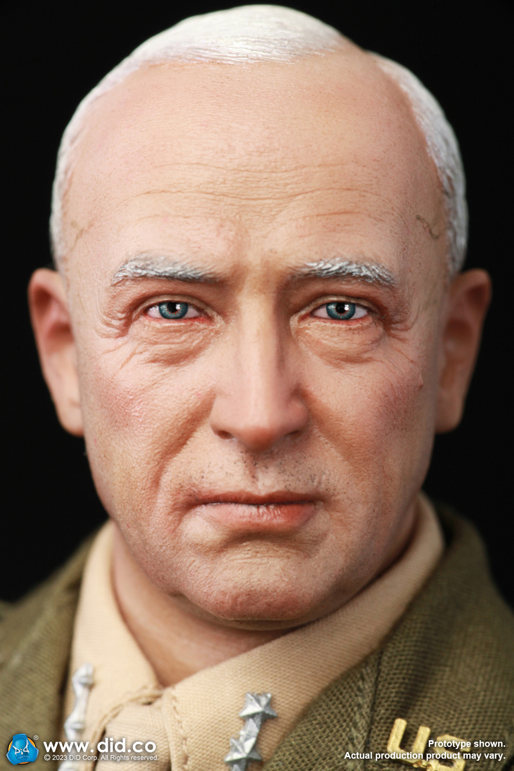 DID A80164+E60071 1/6 WWII General of the United States Army - George Smith Patton Jr.+Accessory Kit