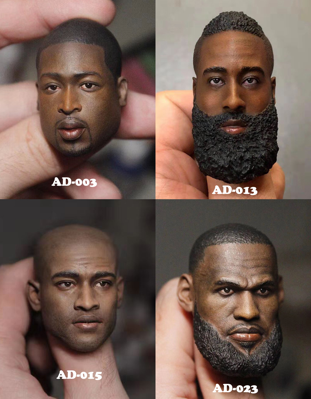 Advance Toys AD-003 / AD-013 / AD-015 / AD-023 Man Headsculpt