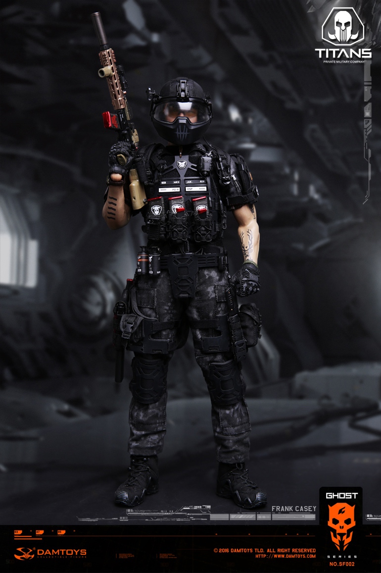 DAMTOYS No.SF002 GHOST SERIE - TITANS PMC Frank Casey