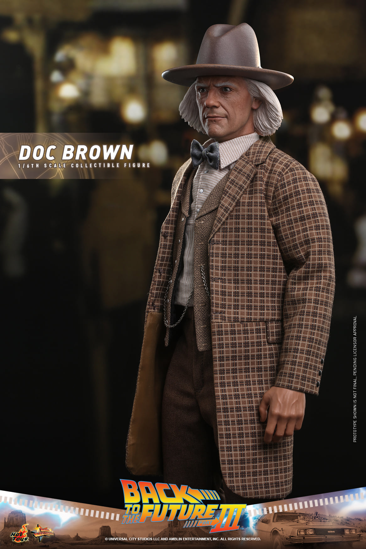 Hot Toys MMS617 1/6 Back to the Future Part III - Doc Brown