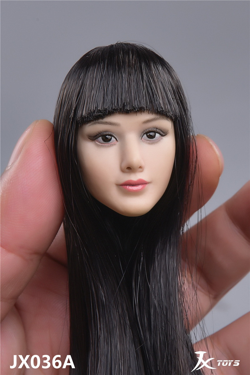 JXTOYS JX-036 1/6 Mayfair Asian Headsculpt 4 hairstyles (Recommended with Tan colour Body)