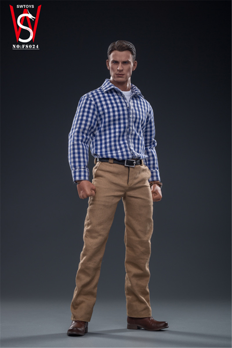 SWTOYS FS024 1/6 Captain America Rogers Casual Wear Set
