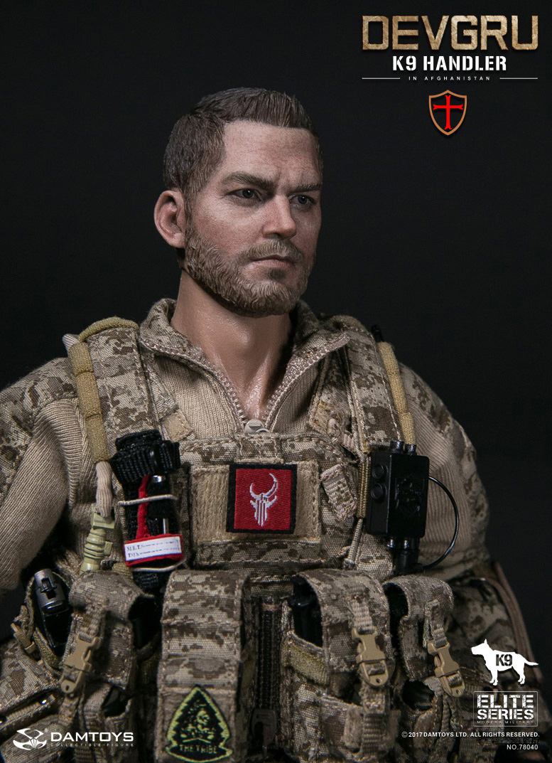 DAMTOYS No.78040, No.78040-1 DEVGRU K9-handler in Afghanistan