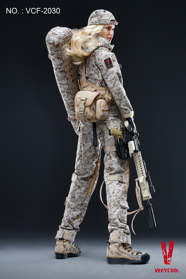 VERYCOOL VCF-2030 DIGITAL CAMOUFLAGE WOMEN SOLDIER - MAX