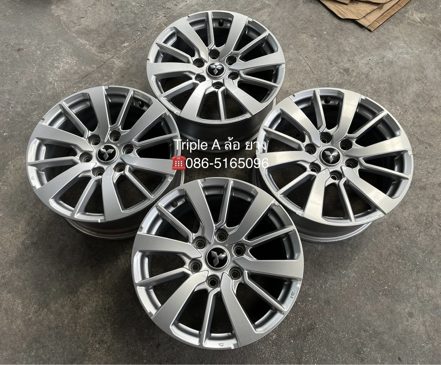 ✨ล้อแม็ก 6รู139✨Mitsu Pajero ขอบ 18💖สภาพดี💖
