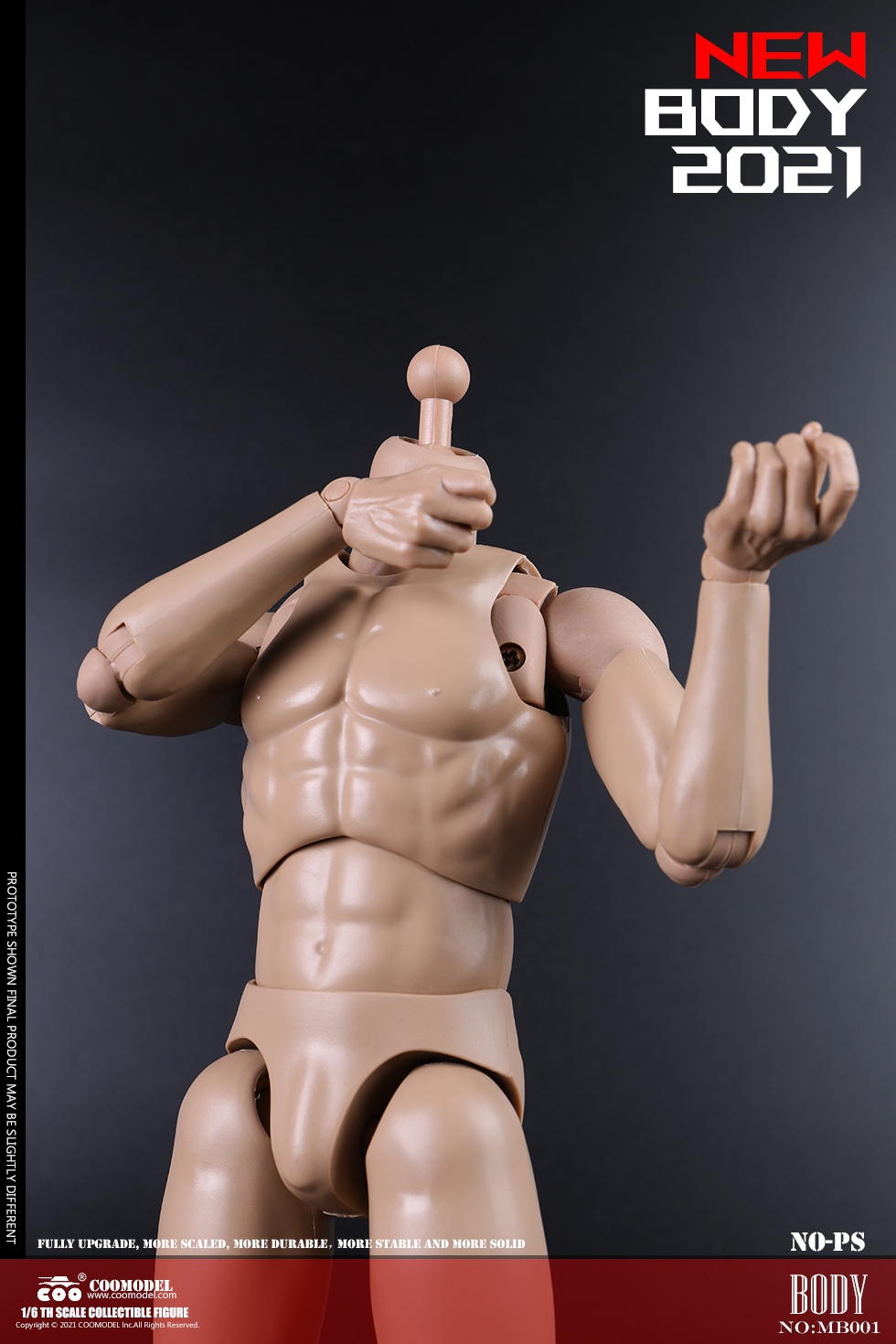 COOMODEL MB001-4 1/6 NEW TYPE MALE BODY