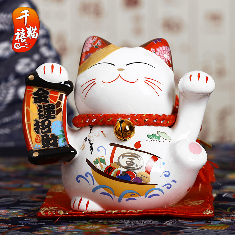 Lucky Cat Decoration ตุ๊กตาของขวัญ พร้อมกล่อง/ขนาด 4 นิ้ว