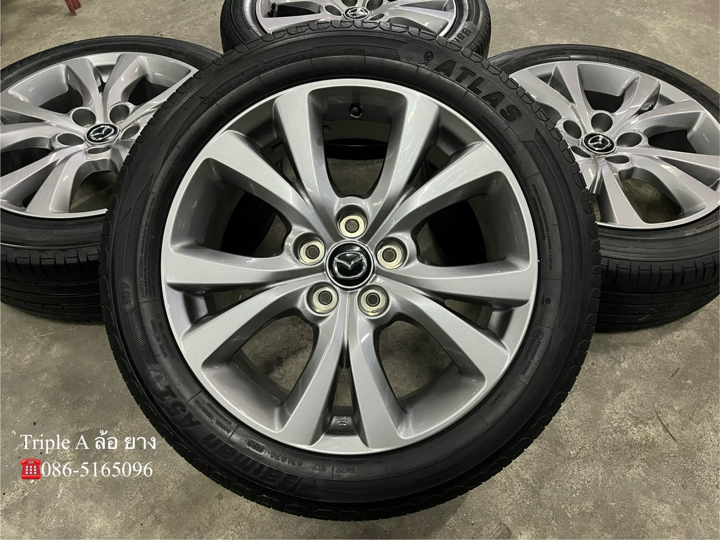 ✨ล้อแม็ก✨Mazda CX-30 รุ่นใหม่ล่าสุด ขอบ 18 พร้อมยาง 215-55-18 ATLAS💥ปลายปี 22💥