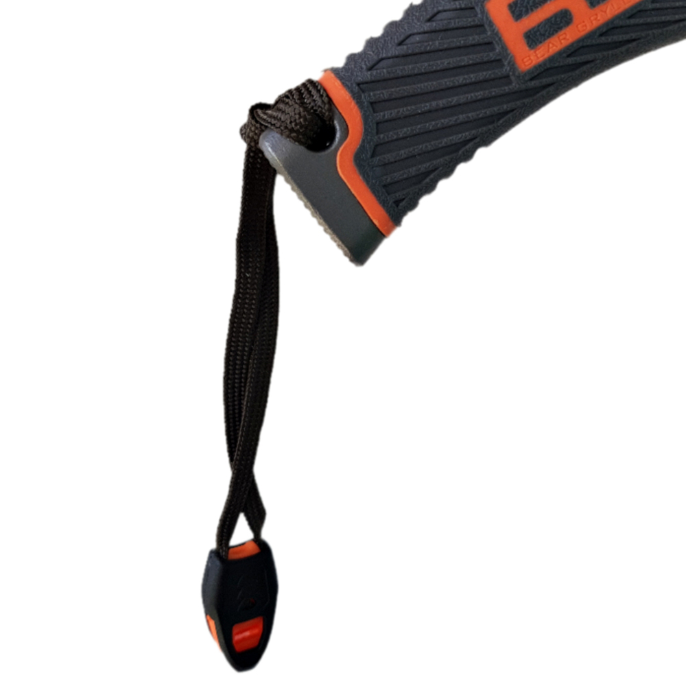 มีดเดินป่า มีดใบตาย Gerber : Bear Grylls Ultimate Survival Knife Fine Edge ใบมีดฟันเลื่อย พร้อมแท่งจุดไฟแม็กนีเซี่ยม