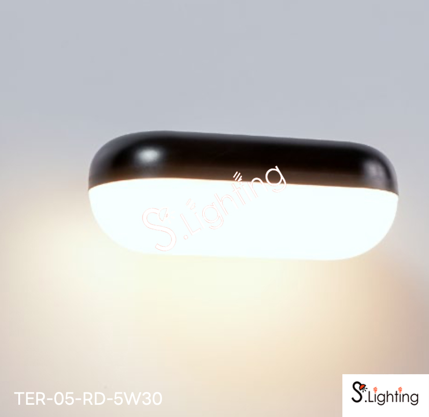 โคมไฟติดผนังภายนอก 10-TER2-05-RD-5W30