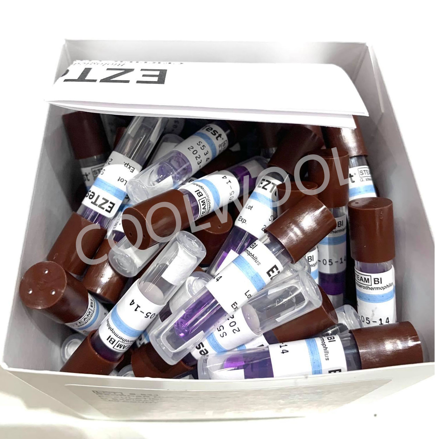 EZ test Steam G. stearothermophilus 10^5(100 bot/pkg)