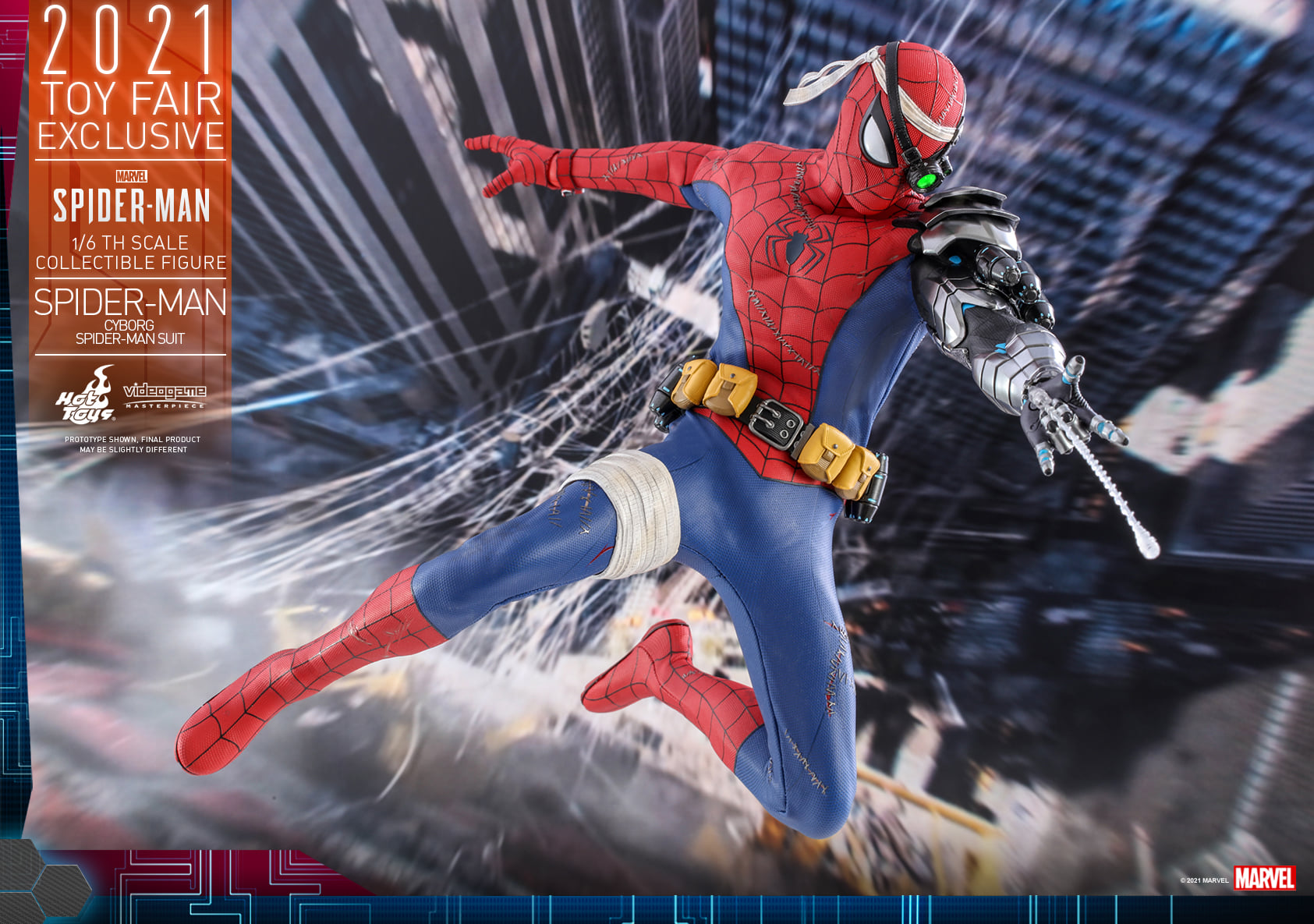 Hot Toys VGM51 1/6 Marvel's Spider-Man - Spider-Man (Cyborg Spider-Man Suit) [Toy Fair Exclusive 2021]