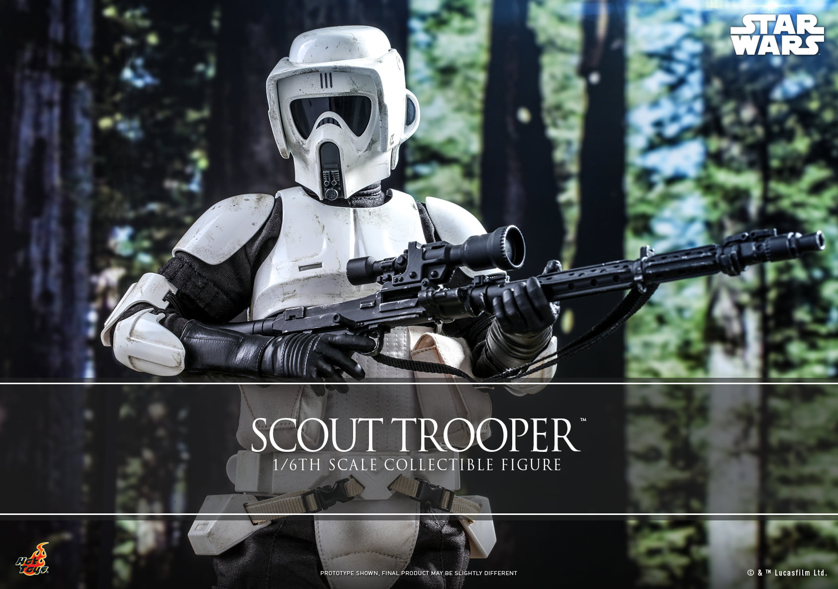 Hot Toys MMS611 1/6 Star Wars: Return of the Jedi - Scout Trooper