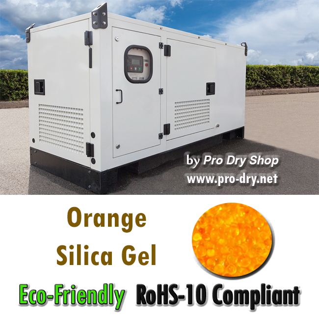 ซิลิก้าเจลเม็ดสีส้ม Prodry Orange Silica Gel บรรจุในถุงพลาสติก ขนาด 1 Kg