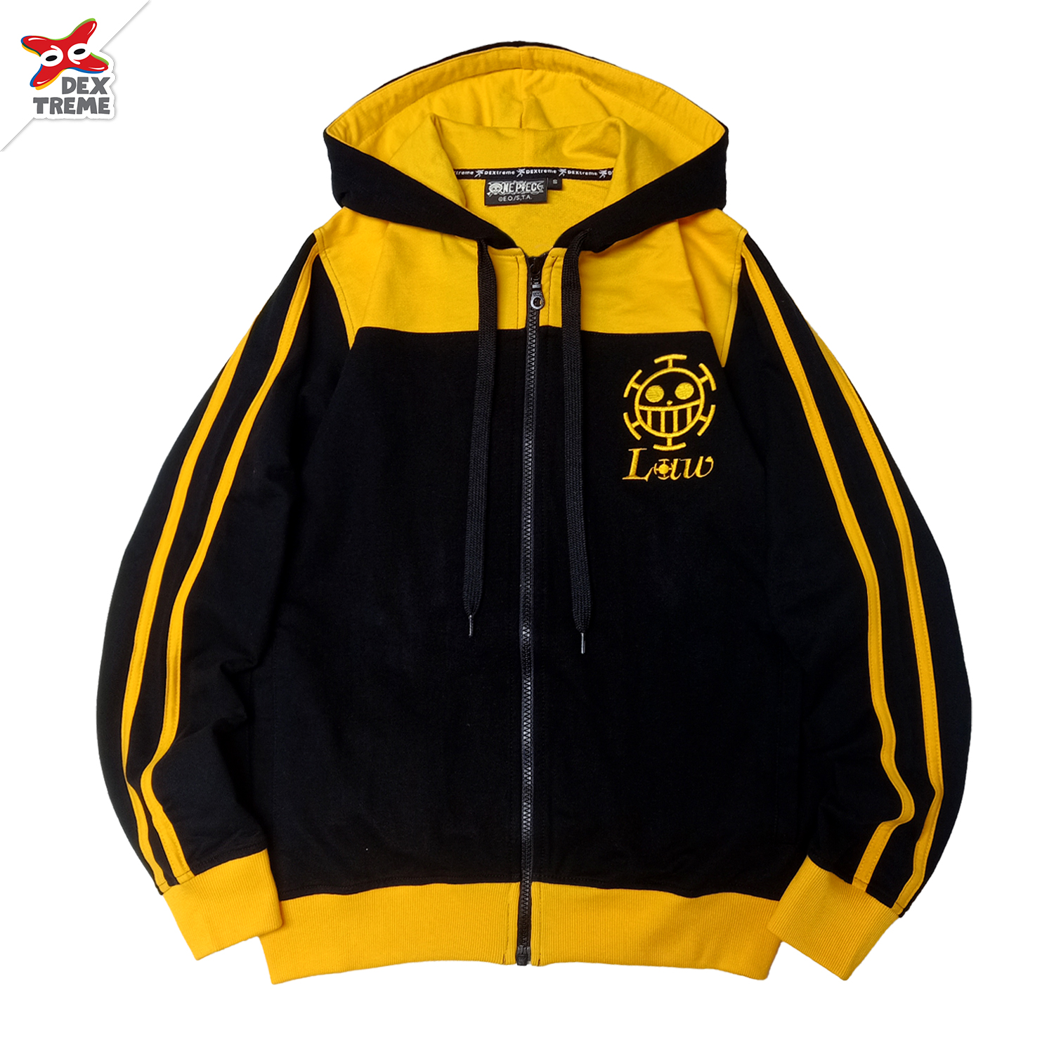 เสื้อแจ็คเก็ตมีฮู้ดการ์ตูนวันพีซ ลายลอว์ (Jacket Hood OP Law)