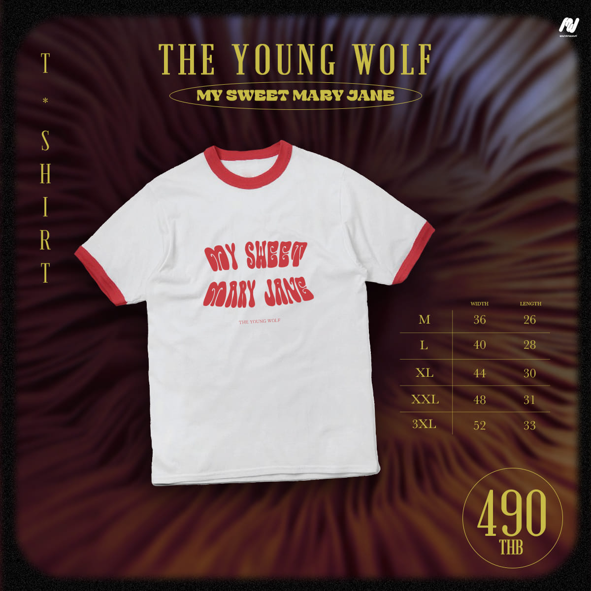 T-Shirt : THE YOUNG WOLF - MY SWEET MARY JANE