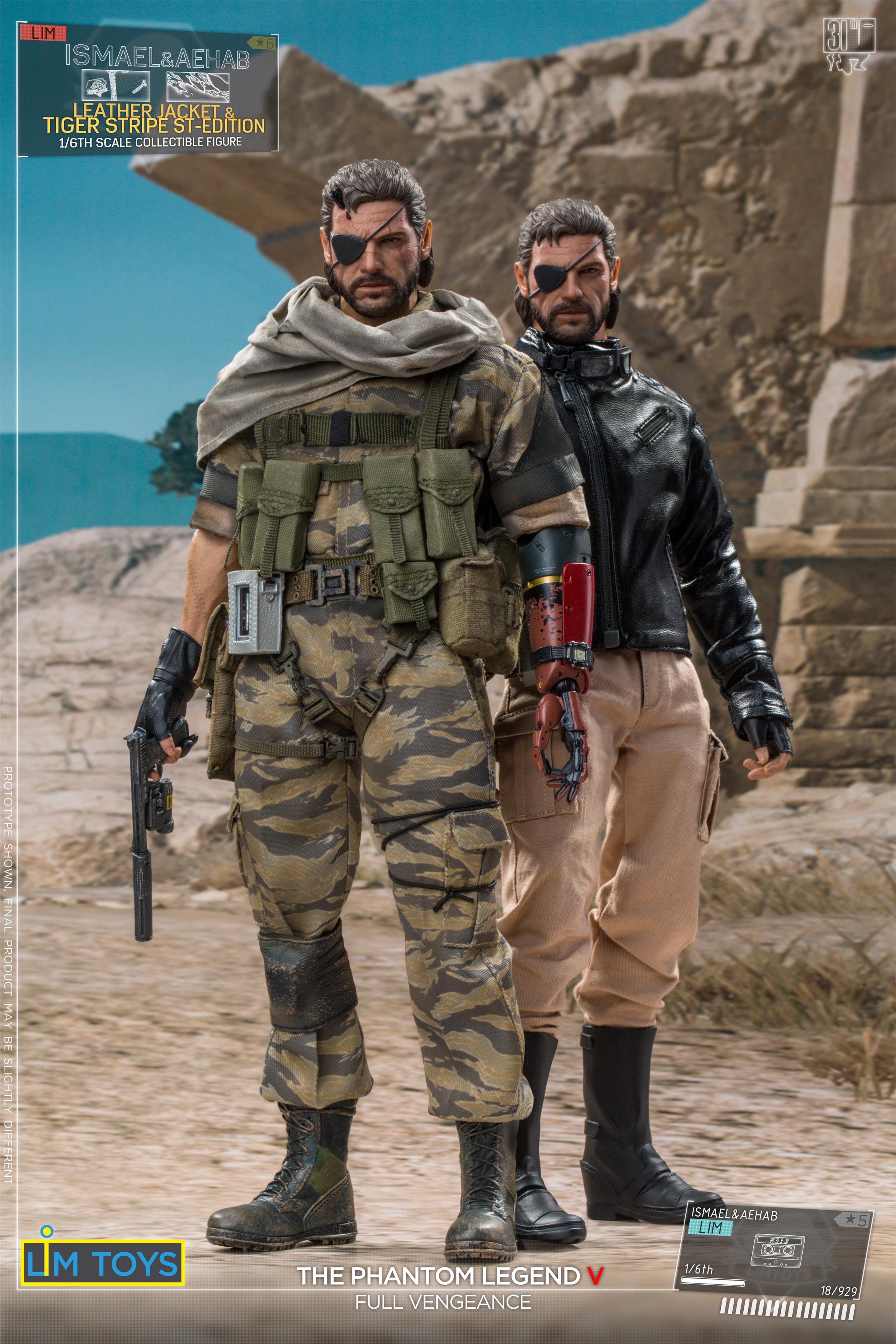 LIM TOYS 005 THE PHANTOM LEGEND V : FULL VENGEANCE - ISMAEL L. JACKET VER. & AEHAB TIGER STRIPE ST-EDITION