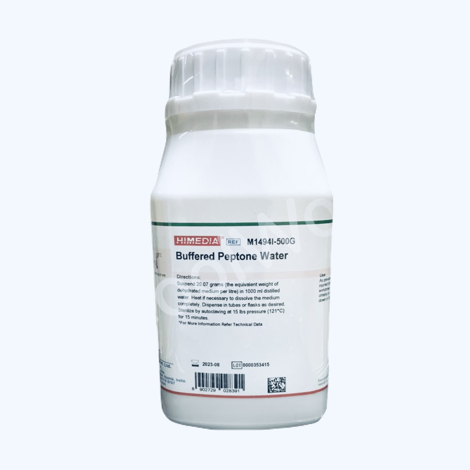Himedia™BUFFERED PEPTONE WATER (BPW) (ISO), 500 GM