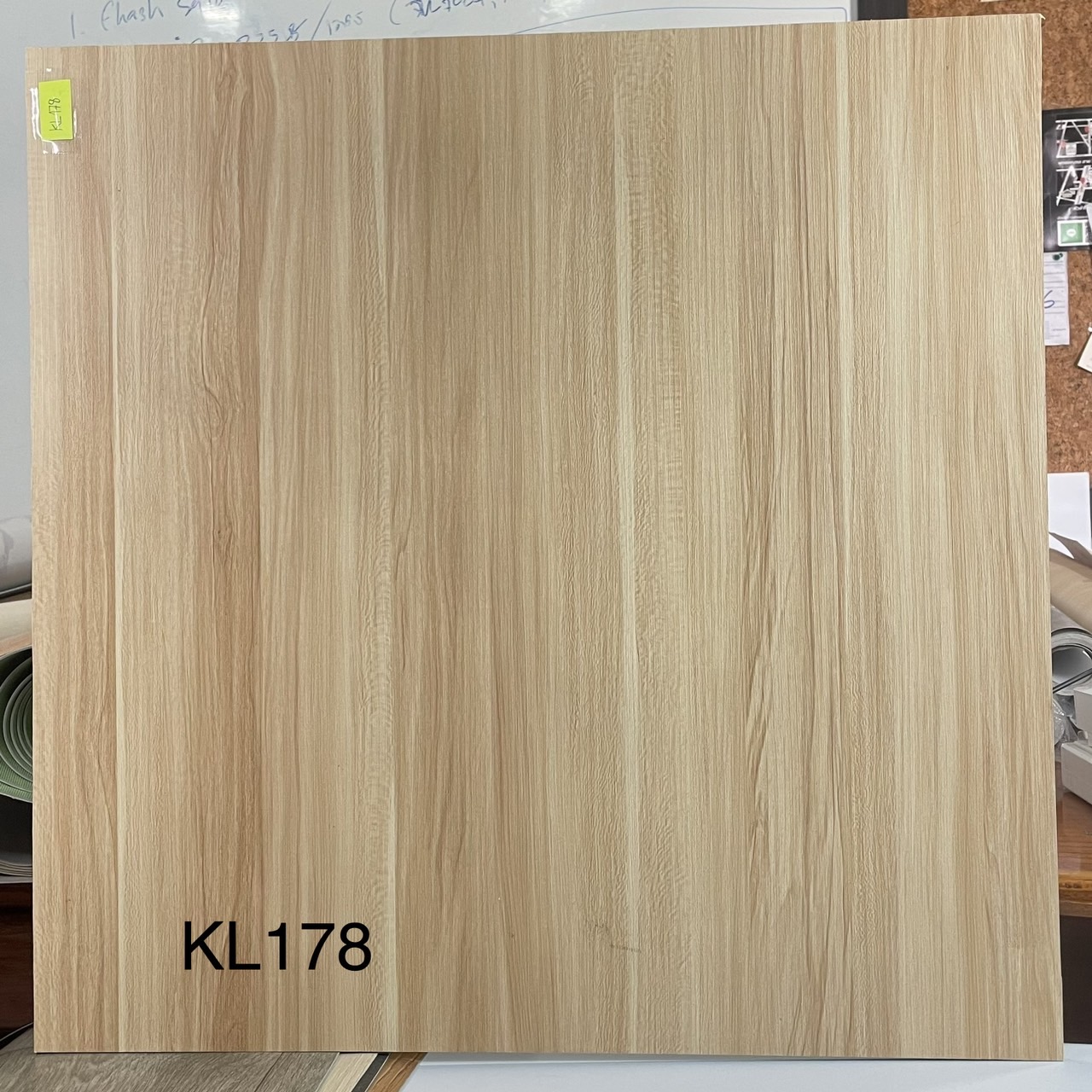 la la shop วอลเปเปอร์ลายไม้ครีม สีครีม 60cm*1m