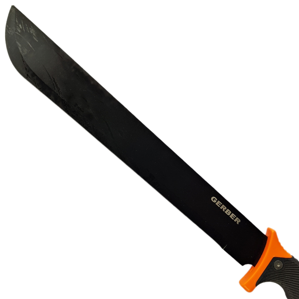 มีดเดินป่า มีดใบตาย GERBER Machete ขนาดยาว 21.3 นิ้ว (54 ซม.) พร้อมซองผ้าไนล่อนร้อยเข็มขัดสำหรับเก็บมีด