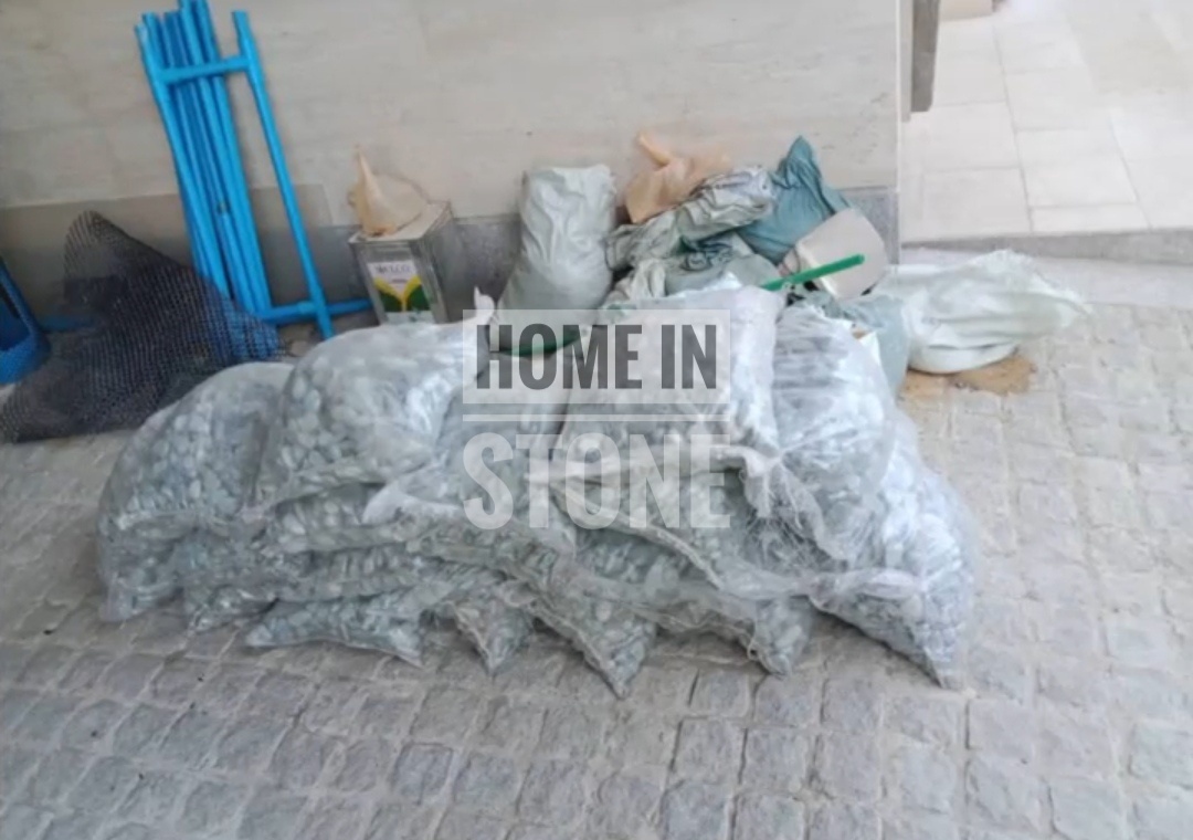 หินกรวด Green Ocean สำหรับโรยทางเดิน