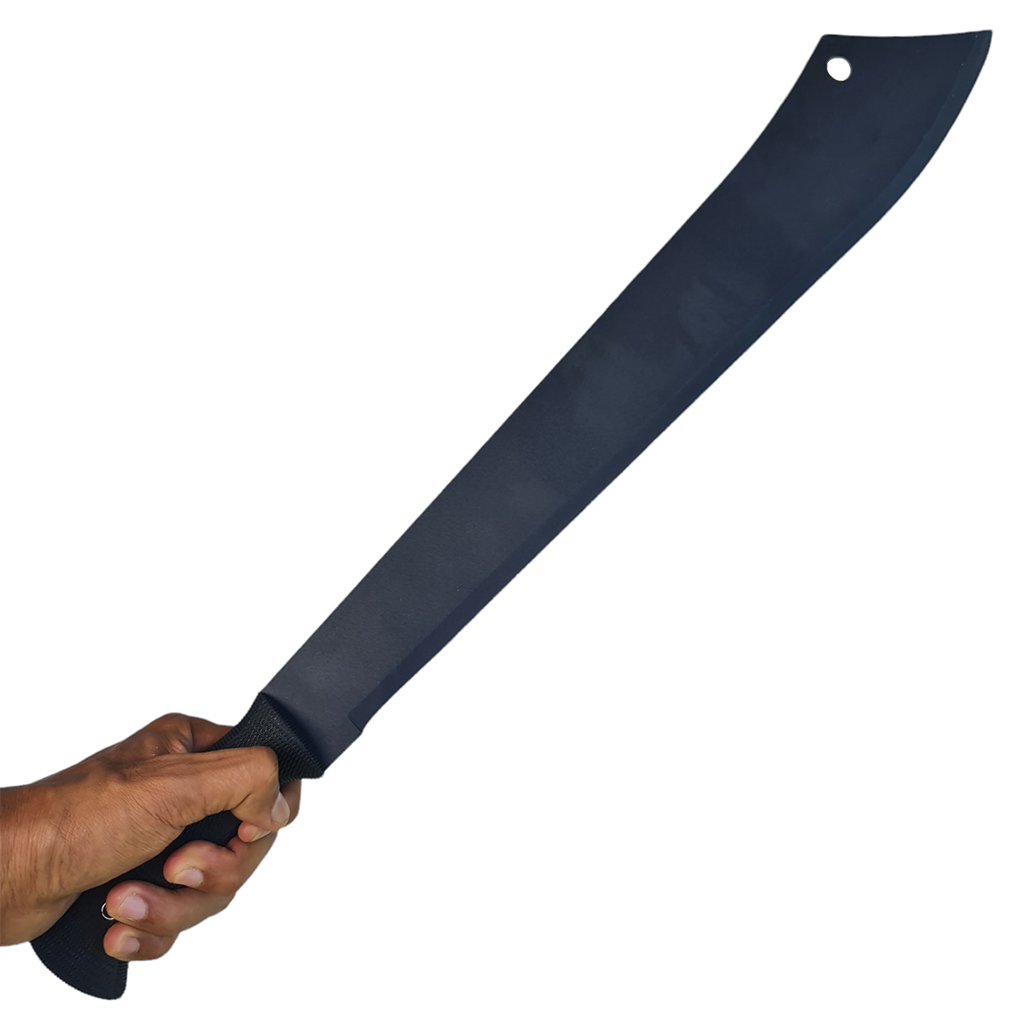 มีดเดินป่า มีดมาเชเต้ Machete B18 ขนาดยาว 22.3 นิ้ว (56.7 ซม.) ปลายตัดพร้อมซองไนล่อนสำหรับเก็บมีด