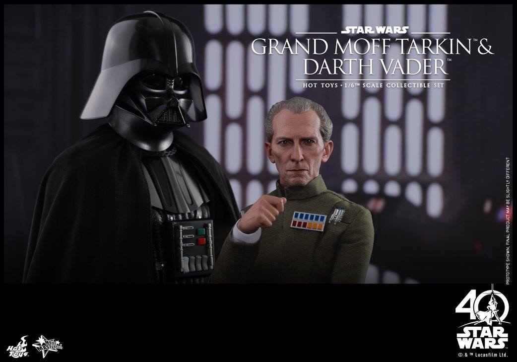 Hot Toys MMS434 STAR WARS: EPISODE IV A NEW HOPE - GRAND MOFF TARKIN & DARTH VADER