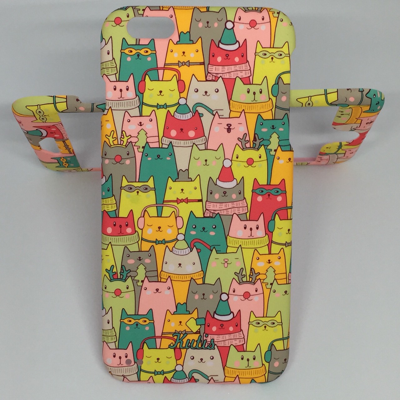 เคสคูทิส (Kutis) ไอโฟน6พลัส,6Sพลัส(ลายแมวเล็กใส่หมวก)