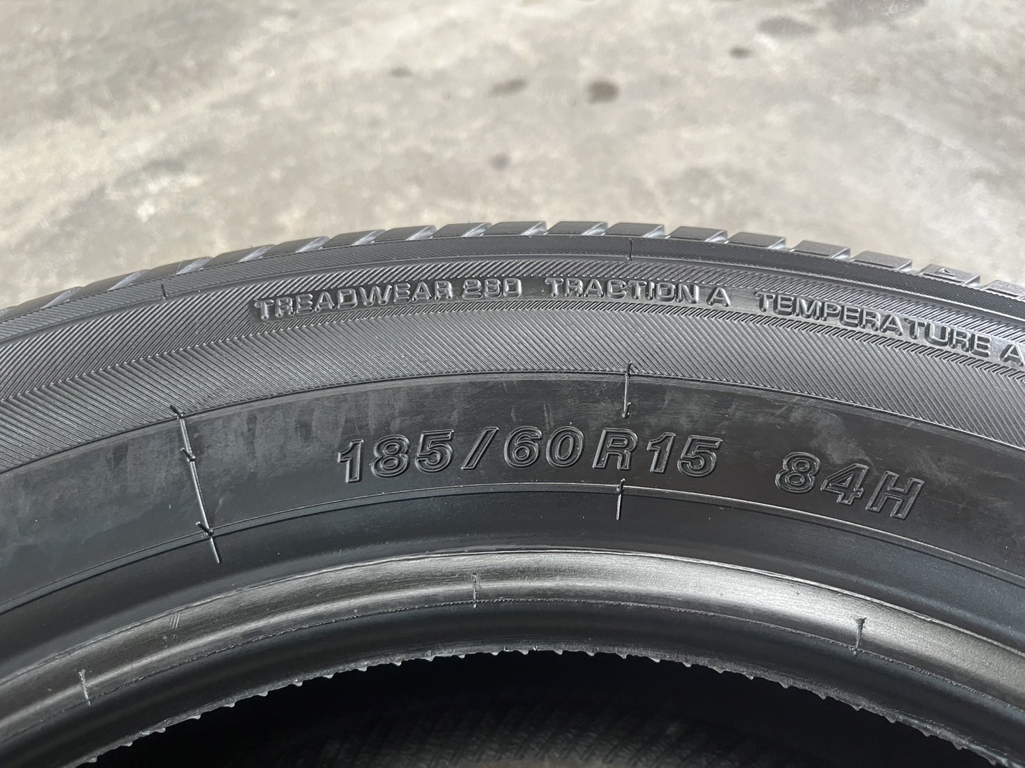 ♨ปี24♨✨ยางใหม่💯✨185-60-15 Yokohama💖ใหม่กริ๊บ💖