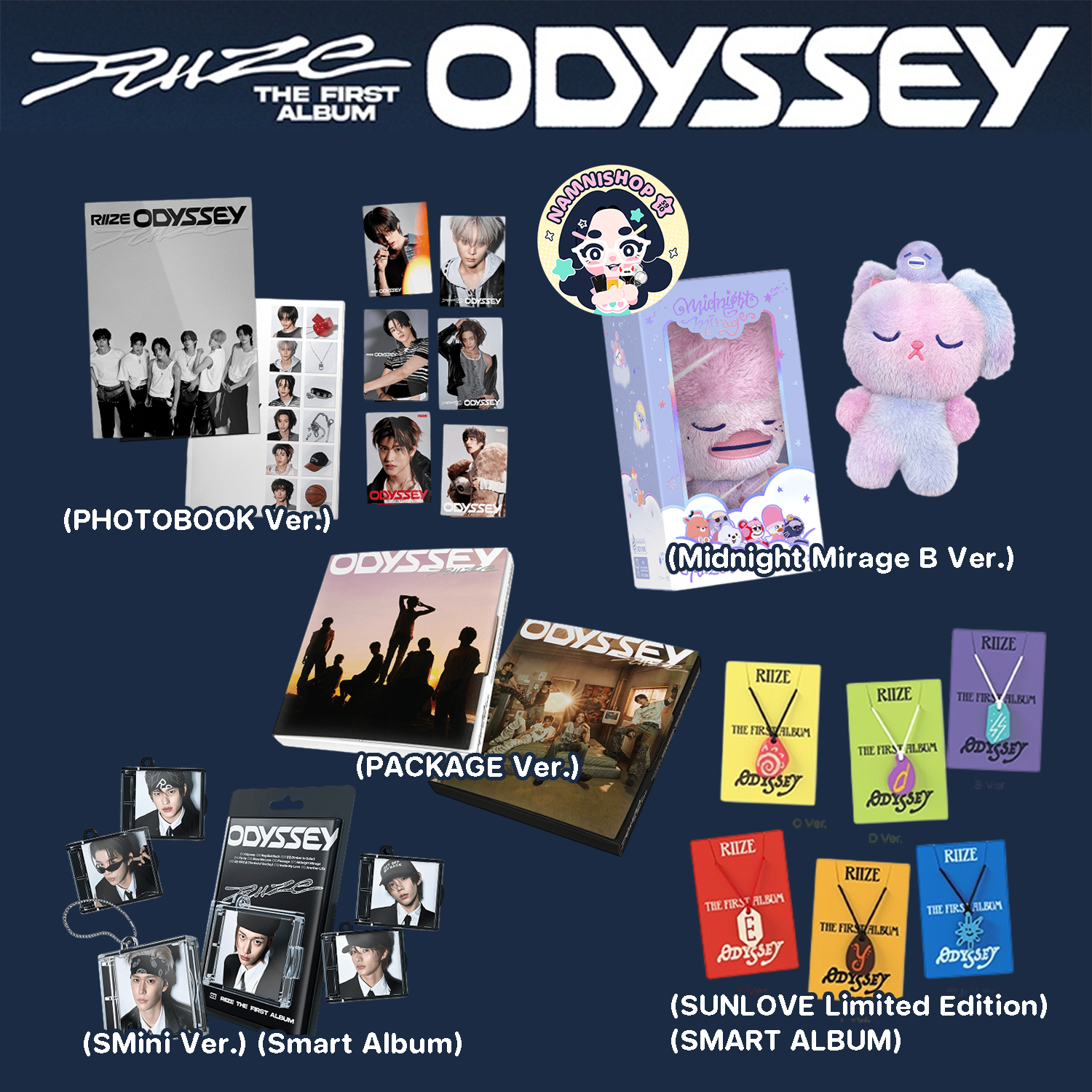 [PRE] RIIZE The 1st Album [ODYSSEY]