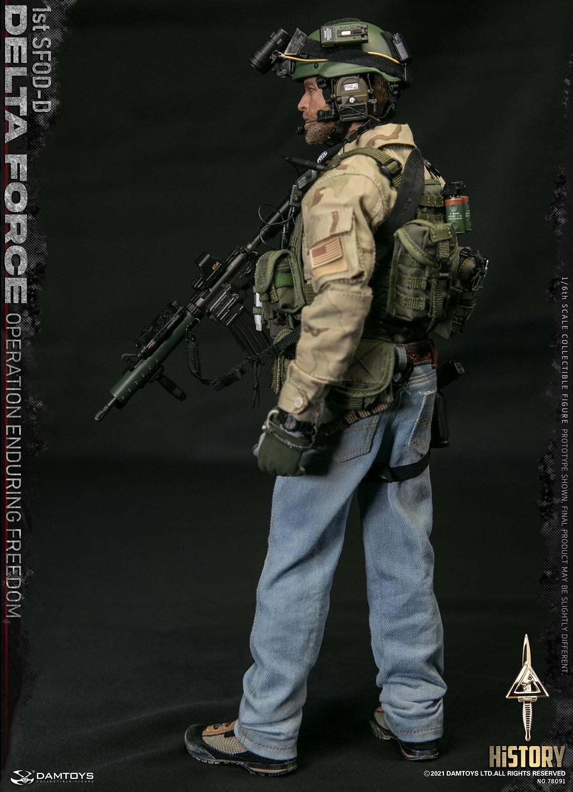 DAMTOYS 78091 1/6 1st SFOD-D OPERATION ENDURING FREEDOM DELTA FORCE