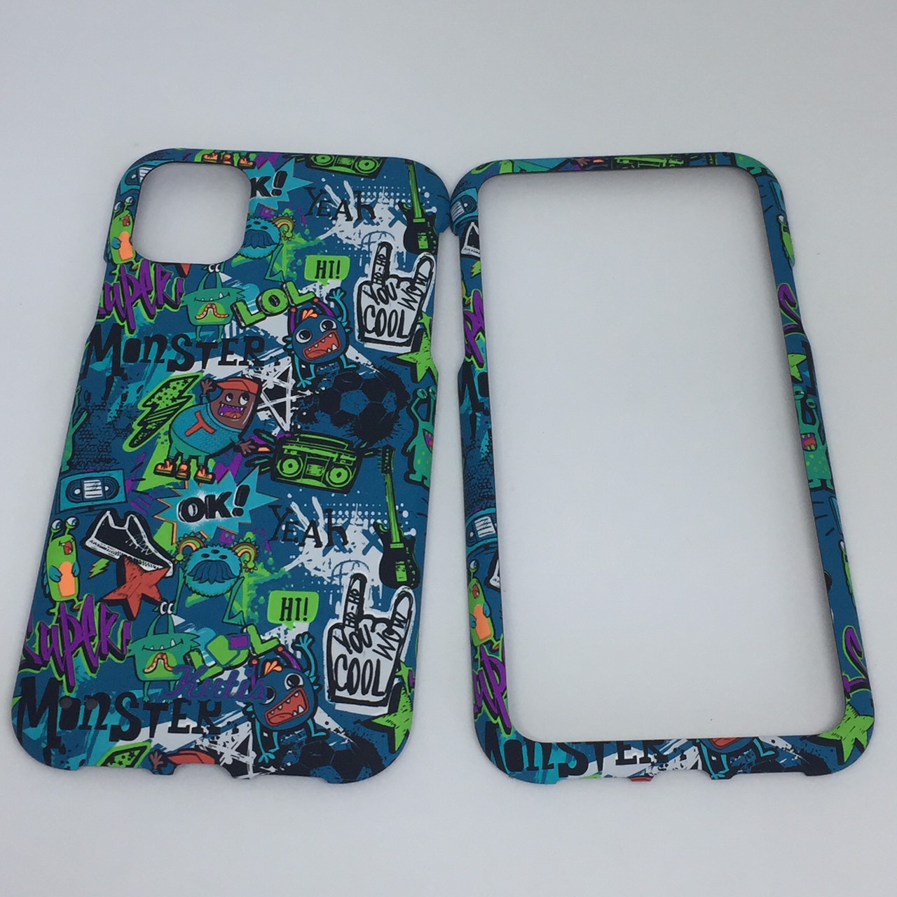 เคสคูทิสKutisไอโฟน11G(ลายMonster)มาใหม่ เคสประกบหน้า-หลัง เคสเรืองแสง เคสลายวินเทจ ร้านSuperhero KLongthom