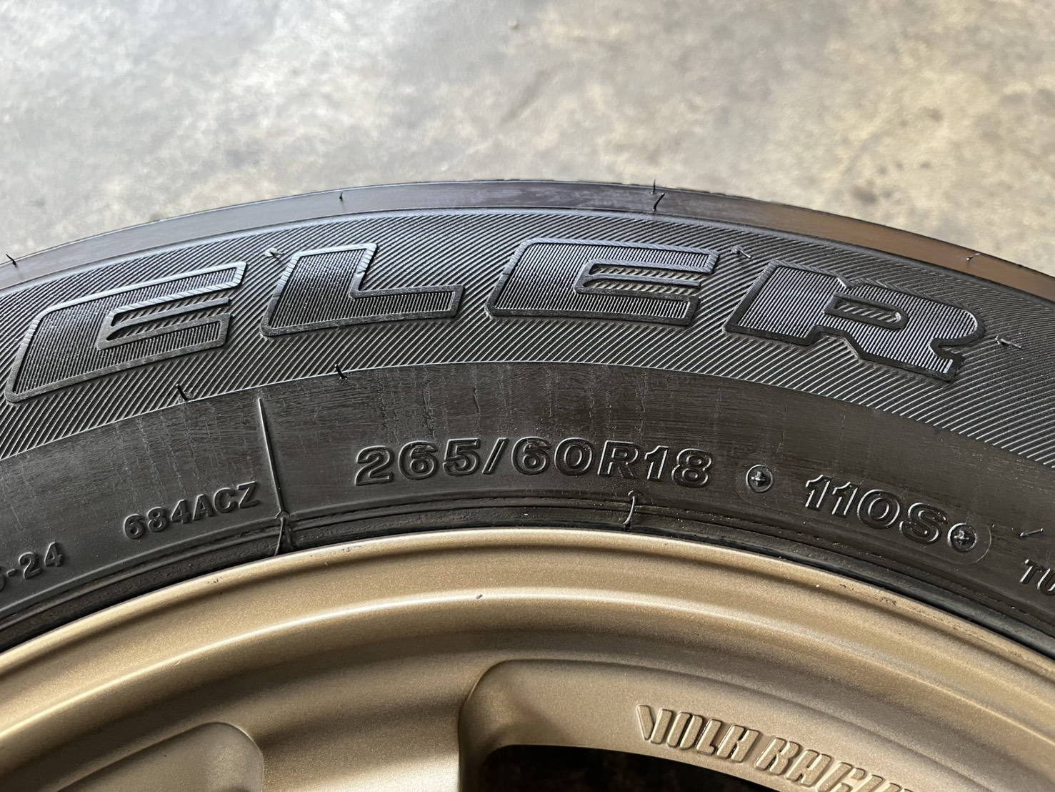 ✨ล้อแม็กพร้อมยาง 6รู139✨TE37 SUV (งาน Promax) ขอบ 18💖สวยกริ๊บ💖